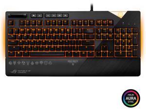ASUS ASUS ROG Strix Flare Call of Duty: Black Ops 4 Edition Mechanical Gaming Keyboard with Cherry MX Speed Silver Switches, Aura Sync RGB Lighting, Customizable Badge, USB Pass-Through and Media Cont ASUS ASUS ROG Strix Flare Call of Duty: Black Ops 4 Edition Mechanical Gaming Keyboard with Cherry MX Speed Silver Switches, Aura Sync RGB Lighting, Customizable Badge, USB Pass-Through and Media Cont