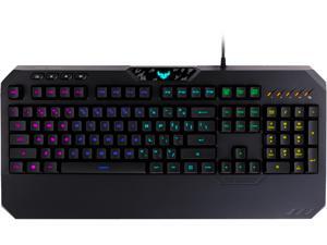 ASUS TUF Gaming K5 Mechanical Membrane RGB Gaming Keyboard with Programmable Onboard Memory, Media Controls and Aura Sync RGB Lighting ASUS TUF Gaming K5 Mechanical Membrane RGB Gaming Keyboard with Programmable Onboard Memory, Media Controls and Aura Sync RGB Lighting