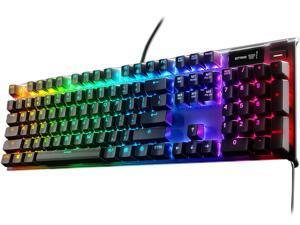 SteelSeries Apex 7 Mechanical Gaming Keyboard - OLED Smart Display - USB Passthrough and Media Controls - Tactile and Quiet - RGB Backlit SteelSeries Apex 7 Mechanical Gaming Keyboard - OLED Smart Display - USB Passthrough and Media Controls - Tactile and Quiet - RGB Backlit