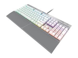 Corsair K70 RGB MK.2 SE Cherry MX Speed Mechanical Gaming Keyboard with RGB LED Backlit and White PBT Keycaps - CH-9109114-NA Corsair K70 RGB MK.2 SE Cherry MX Speed Mechanical Gaming Keyboard with RGB LED Backlit and White PBT Keycaps - CH-9109114-NA