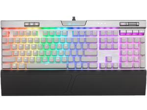 Corsair K70 RGB MK.2 SE Cherry MX Speed Mechanical Gaming Keyboard with RGB LED Backlit and White PBT Keycaps - CH-9109114-NA Corsair K70 RGB MK.2 SE Cherry MX Speed Mechanical Gaming Keyboard with RGB LED Backlit and White PBT Keycaps - CH-9109114-NA