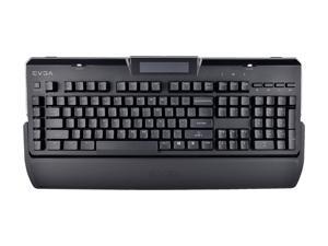EVGA Z10 Gaming Keyboard, Red Backlit LED, Mechanical Brown Switches, Onboard LCD Display, Macro Gaming Keys EVGA Z10 Gaming Keyboard, Red Backlit LED, Mechanical Brown Switches, Onboard LCD Display, Macro Gaming Keys