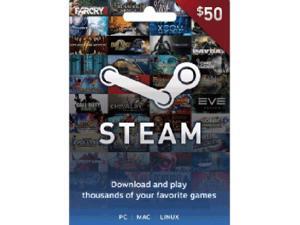 Steam Wallet Card $50 for PC Mac Linux (Physical Card) Steam Wallet Card $50 for PC Mac Linux (Physical Card)