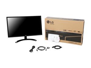LG 27UD58-B IPS 4K UHD Free-Sync Gaming Monitor, 3840 x 2160, 5ms Response Time, 1000:1 Contrast Ratio, DisplayPort, HDMI, Tilt / Height Adjustable, VESA Compatible LG 27UD58-B IPS 4K UHD Free-Sync Gaming Monitor, 3840 x 2160, 5ms Response Time, 1000:1 Contrast Ratio, DisplayPort, HDMI, Tilt / Height Adjustable, VESA Compatible