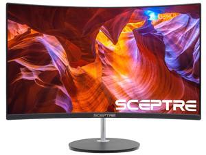 SCEPTRE C248W-1920RN Silver 23.6" 5ms HDMI Widescreen LED Backlight Full HD 1800R Curved Gaming Monitor SCEPTRE C248W-1920RN Silver 23.6" 5ms HDMI Widescreen LED Backlight Full HD 1800R Curved Gaming Monitor