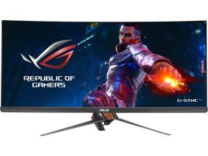 Asus ROG Swift PG348Q Gray 34" 3440 x 1440, 100 Hz Curved IPS G-Sync 21:9 WQHD 100% sRGB Gaming Monitor with Speakers, Tilt, Swift, Height-Adjustable, VESA Mount Asus ROG Swift PG348Q Gray 34" 3440 x 1440, 100 Hz Curved IPS G-Sync 21:9 WQHD 100% sRGB Gaming Monitor with Speakers, Tilt, Swift, Height-Adjustable, VESA Mount