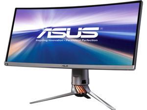 Asus ROG PG348Q Black 34" 3440 x 1440, 100 Hz Curved IPS G-Sync (NVIDIA Adaptive Sync) 21:9 WQHD Gaming Monitor with speakers , High and Swift Adjustable Asus ROG PG348Q Black 34" 3440 x 1440, 100 Hz Curved IPS G-Sync (NVIDIA Adaptive Sync) 21:9 WQHD Gaming Monitor with speakers , High and Swift Adjustable