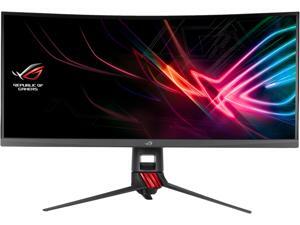 ASUS ROG Strix XG35VQ 35" UWQHD 3440 x 1440 Adaptive/FreeSync 21:9 curved Gaming Monitor with Aura RGB lighting, Swift and Height Adjustable ASUS ROG Strix XG35VQ 35" UWQHD 3440 x 1440 Adaptive/FreeSync 21:9 curved Gaming Monitor with Aura RGB lighting, Swift and Height Adjustable