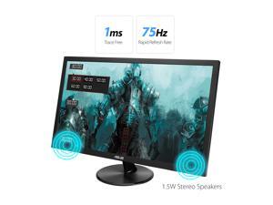 ASUS VP248QG 24" Full HD 1920x1080 1ms DP HDMI VGA Adaptive Sync/FreeSync Eye Care Monitor ASUS VP248QG 24" Full HD 1920x1080 1ms DP HDMI VGA Adaptive Sync/FreeSync Eye Care Monitor