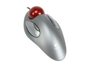 Logitech Trackman Marble Mouse, Four-Button, Programmable, Dark Gray Logitech Trackman Marble Mouse, Four-Button, Programmable, Dark Gray
