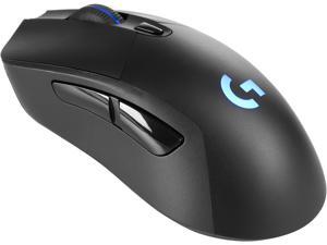Logitech G703 LIGHTSPEED Wireless Gaming Mouse, RGB Lighting, 12,000 dpi w/ no Smoothing, 10g Removable Weight, Black, with POWERPLAY Wireless Charging Compatibility Logitech G703 LIGHTSPEED Wireless Gaming Mouse, RGB Lighting, 12,000 dpi w/ no Smoothing, 10g Removable Weight, Black, with POWERPLAY Wireless Charging Compatibility