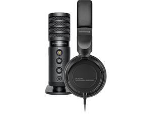 Beyerdynamic 733113 Stereo jack plug 3.5 mm (1/8") & 0.25" adapter (6.35 mm) Connector Circumaural Creator 24 DT 240 PRO headphones and FOX Professional USB Studio Microphone Beyerdynamic 733113 Stereo jack plug 3.5 mm (1/8") & 0.25" adapter (6.35 mm) Connector Circumaural Creator 24 DT 240 PRO headphones and FOX Professional USB Studio Microphone