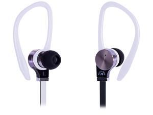Fuji Labs White AUFJ-PSQWTS306WH 2nd Gen Sonique SQ306 Premium Pure Titanium In-Ear Headphones with In-line Mic Fuji Labs White AUFJ-PSQWTS306WH 2nd Gen Sonique SQ306 Premium Pure Titanium In-Ear Headphones with In-line Mic