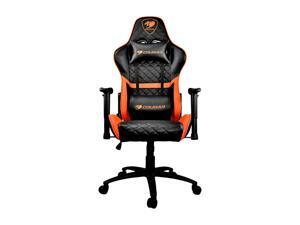 Cougar Armor One (Orange) Gaming Chair with Breathable Premium PVC Leather and Body-embracing High Back Design Cougar Armor One (Orange) Gaming Chair with Breathable Premium PVC Leather and Body-embracing High Back Design
