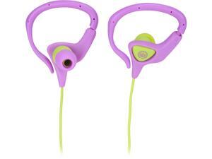Wicked WIC-WI-3152 MissFit Earhugger Sport Earbud - Orchid/Lime Wicked WIC-WI-3152 MissFit Earhugger Sport Earbud - Orchid/Lime