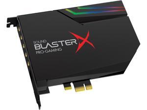 Creative Sound BlasterX AE-5 RGB 5.1 Discrete / 7.1 Virtual Surround Pro Gaming PCIe Sound Card Creative Sound BlasterX AE-5 RGB 5.1 Discrete / 7.1 Virtual Surround Pro Gaming PCIe Sound Card
