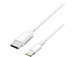 4XEM USB 3.1 Type-C to 8-Pin Lightning Cable - 3FT - Lightning/USB for iPhone, iPod, iPad - 3 ft - 1 x Type C Male USB - 1 x Lightning Male Proprietary Connector - White 4XEM USB 3.1 Type-C to 8-Pin Lightning Cable - 3FT - Lightning/USB for iPhone, iPod, iPad - 3 ft - 1 x Type C Male USB - 1 x Lightning Male Proprietary Connector - White