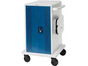 Bretford - CORE36MS-CTTZ - Core 36M - Lockable Handle - 5" Caster Size(s) - Steel25.3" Width x 26.5" Depth x 41.4" Height - Concrete, Topaz - For 36 Devices Bretford - CORE36MS-CTTZ - Core 36M - Lockable Handle - 5" Caster Size(s) - Steel25.3" Width x 26.5" Depth x 41.4" Height - Concrete, Topaz - For 36 Devices