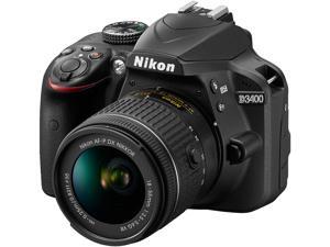 Nikon D3400 1571 DSLR Camera with 18-55mm Lens (Black) Nikon D3400 1571 DSLR Camera with 18-55mm Lens (Black)