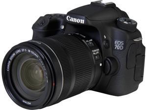 Canon EOS 70D (8469B016) Digital SLR Cameras Black 20.2 MP Digital SLR Camera with 18-135mm STM f/3.5-5.6 Lens Canon EOS 70D (8469B016) Digital SLR Cameras Black 20.2 MP Digital SLR Camera with 18-135mm STM f/3.5-5.6 Lens