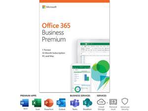 Microsoft Office 365 Business Premium (Customer Manager, Bookings, Invoicing) 12-month subscription, 1 person, PC/Mac Key Card Microsoft Office 365 Business Premium (Customer Manager, Bookings, Invoicing) 12-month subscription, 1 person, PC/Mac Key Card