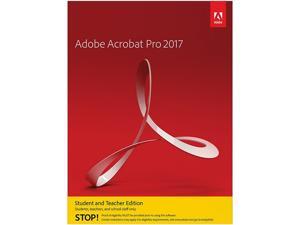 Adobe Acrobat Pro 2017 Student and Teacher Edition for Windows Adobe Acrobat Pro 2017 Student and Teacher Edition for Windows