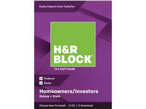H&R BLOCK Tax Software Deluxe + State 2018 H&R BLOCK Tax Software Deluxe + State 2018