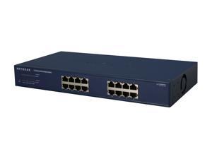 NETGEAR ProSAFE 16-Port Gigabit Rackmount Switch 10/100/1000 Mbps (JGS516) - Lifetime Warranty NETGEAR ProSAFE 16-Port Gigabit Rackmount Switch 10/100/1000 Mbps (JGS516) - Lifetime Warranty