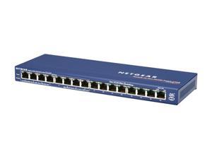 NETGEAR ProSAFE 16-Port Fast Ethernet PoE Switch with 8 PoE Ports (FS116P) - Lifetime Warranty NETGEAR ProSAFE 16-Port Fast Ethernet PoE Switch with 8 PoE Ports (FS116P) - Lifetime Warranty