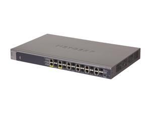 NETGEAR ProSAFE 12-Port Gigabit Managed Switch Layer 2+ With Static L3 Routing (GSM7212F) NETGEAR ProSAFE 12-Port Gigabit Managed Switch Layer 2+ With Static L3 Routing (GSM7212F)