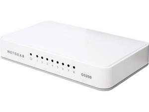 NETGEAR 8-Port Gigabit Ethernet Switch (GS208) - Essentials Edition NETGEAR 8-Port Gigabit Ethernet Switch (GS208) - Essentials Edition