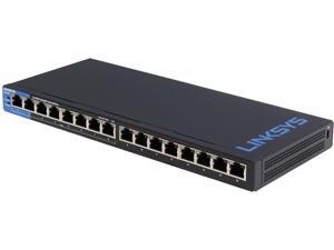 LINKSYS LGS116P 16-Port Business Desktop Gigabit PoE+ Switch LINKSYS LGS116P 16-Port Business Desktop Gigabit PoE+ Switch