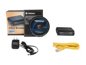TRENDnet TW100-S4W1CA 10/100Mbps DSL/Cable Broadband Router TRENDnet TW100-S4W1CA 10/100Mbps DSL/Cable Broadband Router