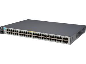 HPE Aruba 2530-48G-PoE+ - Switch - Managed - 48 x 10/100/1000 (PoE+) + 4 x Gigabit SFP - Desktop, Rack-mountable, Wall-mountable - PoE+ (J9772A#ABA) HPE Aruba 2530-48G-PoE+ - Switch - Managed - 48 x 10/100/1000 (PoE+) + 4 x Gigabit SFP - Desktop, Rack-mountable, Wall-mountable - PoE+ (J9772A#ABA)