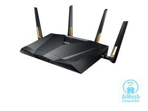 ASUS AX6000 Dual-band WiFi 6 Gaming Router, game acceleration, Mesh WiFi support, Lifetime Free Internet Security, Gamer Private Network, Mobile Game Boost, Streaming & Gaming ASUS AX6000 Dual-band WiFi 6 Gaming Router, game acceleration, Mesh WiFi support, Lifetime Free Internet Security, Gamer Private Network, Mobile Game Boost, Streaming & Gaming