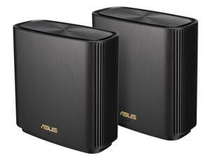 ASUS ZenWiFi AX Whole-Home Tri-band Mesh WiFi 6 System (XT8) - 2 pack, Coverage up to 5,500 sq.ft or 6+rooms, 6.6Gbps, WiFi, 3 SSIDs, life-time free network security and parental controls, 2.5G port ASUS ZenWiFi AX Whole-Home Tri-band Mesh WiFi 6 System (XT8) - 2 pack, Coverage up to 5,500 sq.ft or 6+rooms, 6.6Gbps, WiFi, 3 SSIDs, life-time free network security and parental controls, 2.5G port