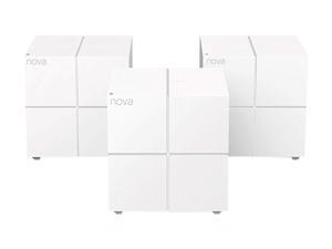 Tenda Nova MW6(3-pack) Whole Home Mesh Router Wi-Fi System Coverage Up to 6,000 sq. ft., Plug and Play, Works with Alexa, Parental Controls, 2 x Gigabit Ports / Unit Tenda Nova MW6(3-pack) Whole Home Mesh Router Wi-Fi System Coverage Up to 6,000 sq. ft., Plug and Play, Works with Alexa, Parental Controls, 2 x Gigabit Ports / Unit
