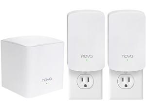 Tenda Nova Whole Home Mesh WiFi System - Replaces Gigabit AC WiFi Router and Extenders, Dual Band, Works with Amazon Alexa, Built for Smart Home, Up to 3, 500 Sq. ft. Coverage (MW5 3-PK). Tenda Nova Whole Home Mesh WiFi System - Replaces Gigabit AC WiFi Router and Extenders, Dual Band, Works with Amazon Alexa, Built for Smart Home, Up to 3, 500 Sq. ft. Coverage (MW5 3-PK).