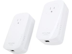 TP Link AV1200 Gigabit Passthrough Powerline Starter Kit, 2 Pack TP Link AV1200 Gigabit Passthrough Powerline Starter Kit, 2 Pack