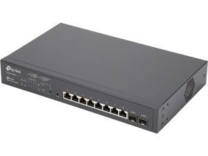 TP-Link T1500G-10MPS Smart JetStream 8-Port Gigabit Smart PoE+ Switch with 2 SFP Slots TP-Link T1500G-10MPS Smart JetStream 8-Port Gigabit Smart PoE+ Switch with 2 SFP Slots
