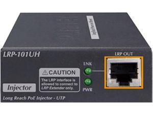 PLANET LRP-101UH 1-Port 10/100 TX PoE PD + 1-Port UTP Long Reach PoE Injector PLANET LRP-101UH 1-Port 10/100 TX PoE PD + 1-Port UTP Long Reach PoE Injector