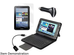 Mgear Bluetooth Keyboard Folio with Screen Protector, OTG Cable, and Car Charger for Samsung Galaxy Tab 2 Model GALAXY-TAB-2-7-BT-COMBO-3-BNDL Mgear Bluetooth Keyboard Folio with Screen Protector, OTG Cable, and Car Charger for Samsung Galaxy Tab 2 Model GALAXY-TAB-2-7-BT-COMBO-3-BNDL