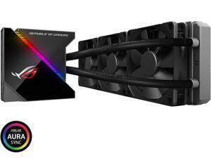 ASUS ROG Ryujin 360 RGB AIO Liquid CPU Cooler 360mm Radiator (Three 120mm 4-pin Noctua iPPC PWM Fans) with LIVEDASH OLED Panel and FanXpert Controls ASUS ROG Ryujin 360 RGB AIO Liquid CPU Cooler 360mm Radiator (Three 120mm 4-pin Noctua iPPC PWM Fans) with LIVEDASH OLED Panel and FanXpert Controls