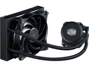 Cooler Master MasterLiquid Lite 120 AIO CPU Liquid Cooler, White Led Pump, FEP Tubing, 120mm Air Balance MF, Dual Dissipation Technology Cooler Master MasterLiquid Lite 120 AIO CPU Liquid Cooler, White Led Pump, FEP Tubing, 120mm Air Balance MF, Dual Dissipation Technology