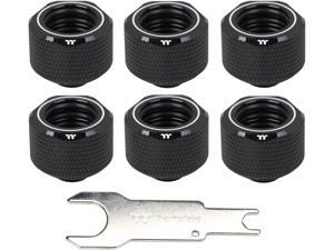 Thermaltake CL-W214-CU00BL-B Pacific C-PRO G1/4 PETG Tube 16mm OD Compression - Black (6-Pack Fittings) Thermaltake CL-W214-CU00BL-B Pacific C-PRO G1/4 PETG Tube 16mm OD Compression - Black (6-Pack Fittings)