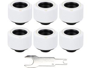Thermaltake CL-W211-CU00WT-B Pacific C-PRO G1/4 PETG Tube 16mm OD Compression - White (6-Pack Fittings) Thermaltake CL-W211-CU00WT-B Pacific C-PRO G1/4 PETG Tube 16mm OD Compression - White (6-Pack Fittings)