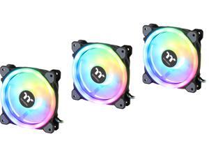 Thermaltake Riing Trio 12 RGB Radiator Fan TT Premium Edition (3-Fan Pack) CL-F072-PL12SW-A 120mm RGB LED Case Fan Thermaltake Riing Trio 12 RGB Radiator Fan TT Premium Edition (3-Fan Pack) CL-F072-PL12SW-A 120mm RGB LED Case Fan