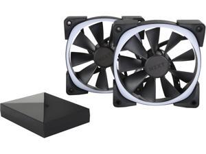 NZXT RF-AR120-C1 120mm RGB LED Aer RGB120 & HUE+ 2 x Advanced RGB LED PWM Fan with HUE+ Controller NZXT RF-AR120-C1 120mm RGB LED Aer RGB120 & HUE+ 2 x Advanced RGB LED PWM Fan with HUE+ Controller