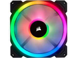 Corsair LL Series CO-9050073-WW LL140 RGB, 140mm Dual Light Loop RGB LED PWM Fan, Single Pack Corsair LL Series CO-9050073-WW LL140 RGB, 140mm Dual Light Loop RGB LED PWM Fan, Single Pack