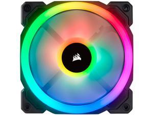 Corsair LL Series CO-9050071-WW LL120 RGB, 120mm Dual Light Loop RGB LED PWM Fan, Single Pack Corsair LL Series CO-9050071-WW LL120 RGB, 120mm Dual Light Loop RGB LED PWM Fan, Single Pack